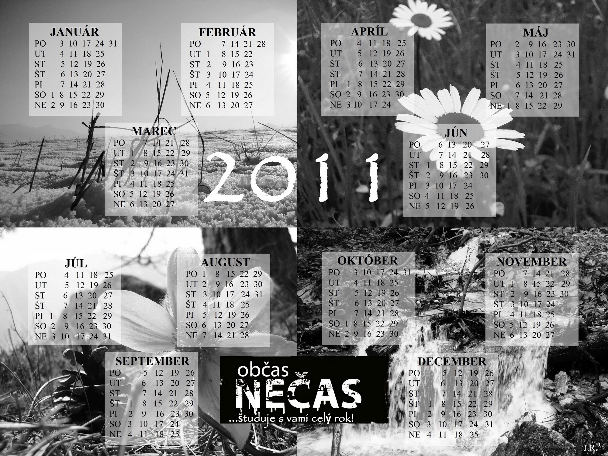 kalendár od Občasu nečasu na rok 2011