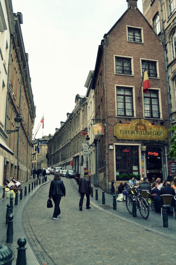 Bruselské uličky.