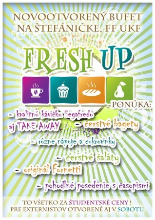 freshup bufet poster