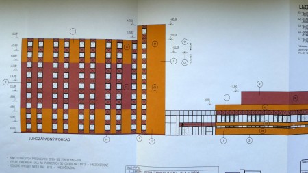 Vizualizácia objektu ŠD Nitra z prednej strany