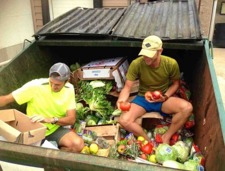 Kršková Dumpster diving